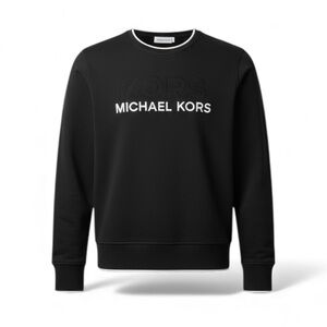 Michael Kors Logo Print Long Sleeve Sweater